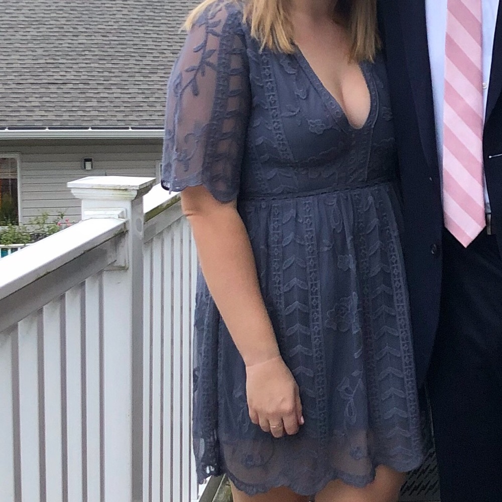 socialite grey dress